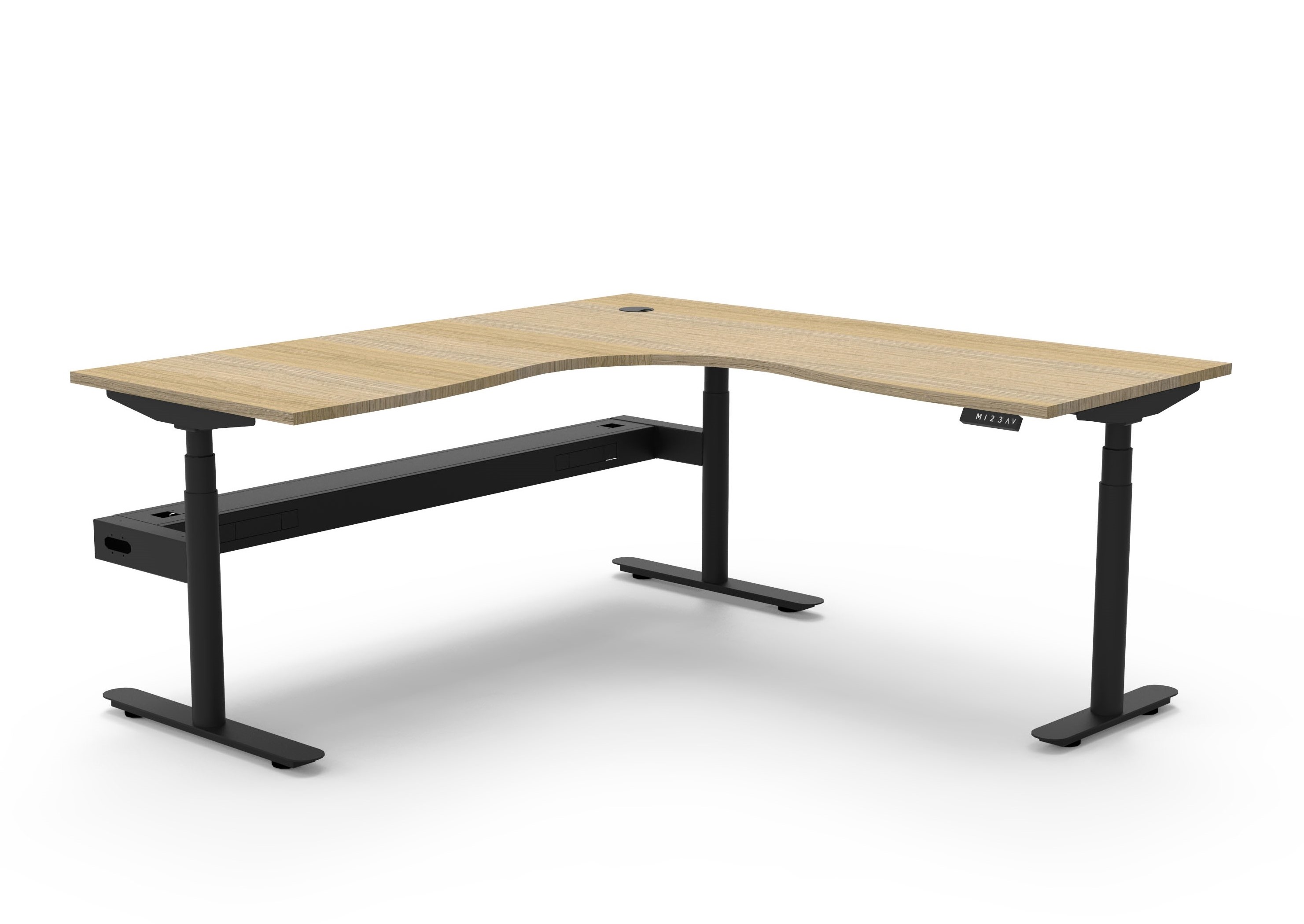 Halo+ Height Adjustable Corner Desk